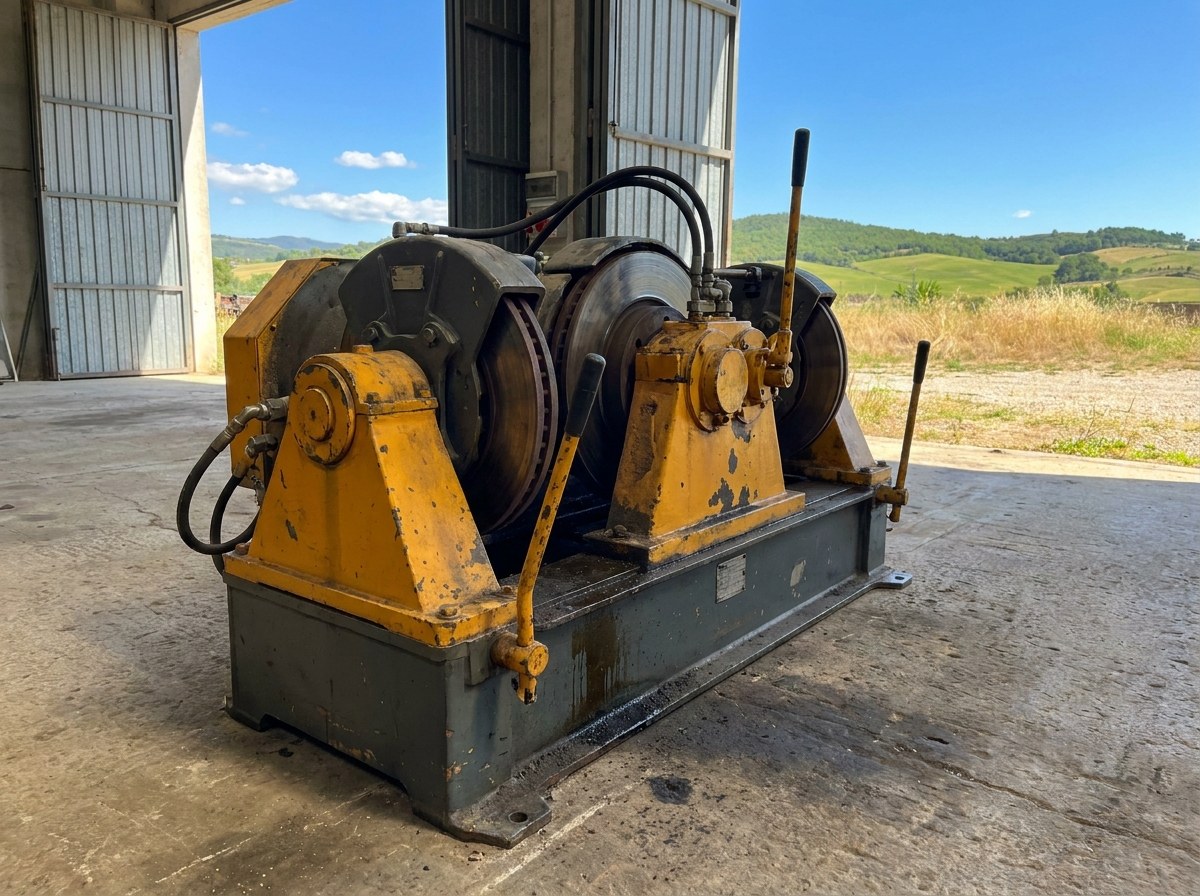 brake machine for overhead stringing