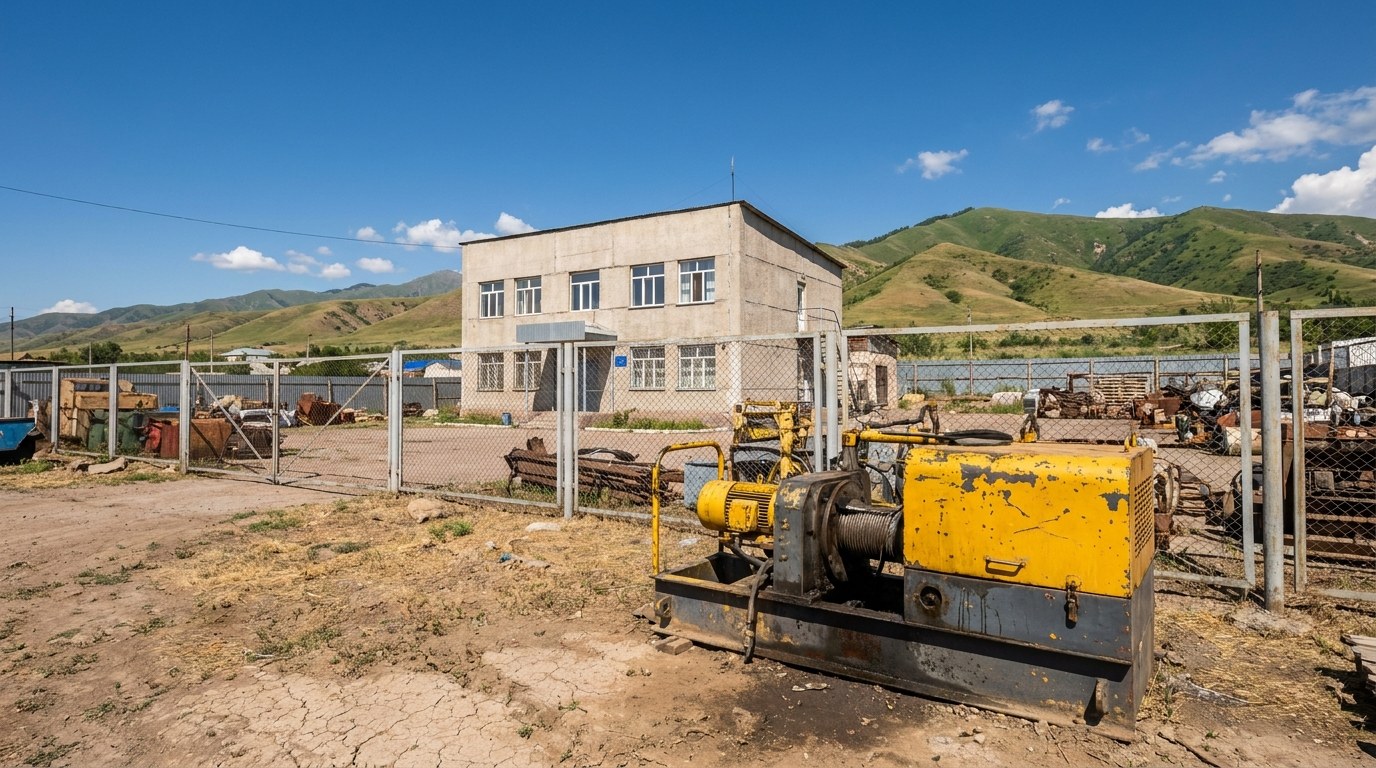 офис и двор в Казахстане